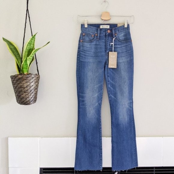 New Madewell Cali-Demi Boot Jean in Kemper Wash Size 23 - Picture 3 of 11